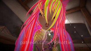 Raver with Mesh Top Bondage with you in Bed Face Ride Bone POV Lap Dance