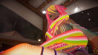 Raver with Mesh Top Bondage with you in Bed Face Ride Bone POV Lap Dance