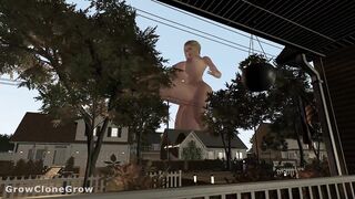 Backyard Giantess Growth (POV, Futa, Penis Expansion)