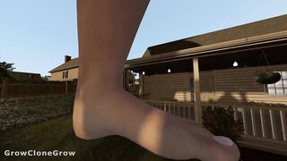 Backyard Giantess Growth (POV, Futa, Penis Expansion)