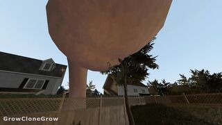 Backyard Giantess Growth (POV, Futa, Penis Expansion)