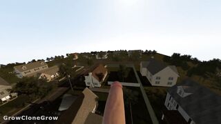 Backyard Giantess Growth (POV, Futa, Penis Expansion)
