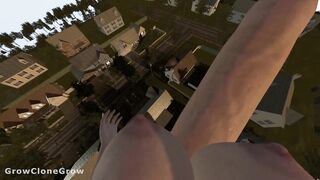 Backyard Giantess Growth (POV, Futa, Penis Expansion)