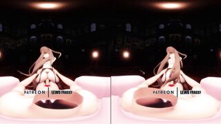 Genshin Impact - Hu Tao Reverse Straddle [4k VR Uncensored Hentai]