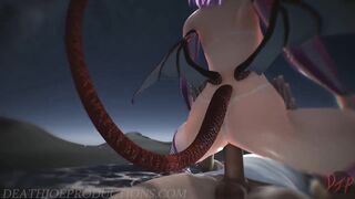 MMD R18+ Succubus Misaka 4.0 Sex Riding Portal Island 1181