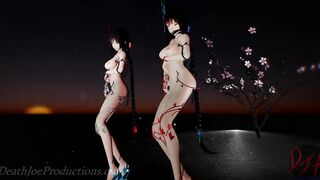 MMD R18 4k Kangxi and Sister - Worth it - 1025