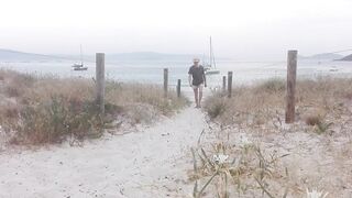 I go to the Beach to Ejaculate in Public and Exercise | become Fitting