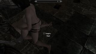 Skyrim Lydia. Girl - Bisexual, Perfectly Fucks Girls and Sucks from Men | Game 3d