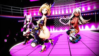 Mmd 3D Hentai Grand Blue Fantasy get Fuck Hard Ahegao Face