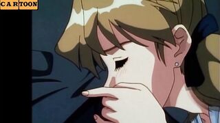 HENTAI CAR BLOWJOB Cum Swallow - Animated Girl Sucks Cock till Cum Anime Street Blowjobs POV CUMSHOT