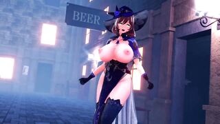 Hentai 3d Mmd Genshin Impact Lisa even you Drink Beer you will Cum like Bucket