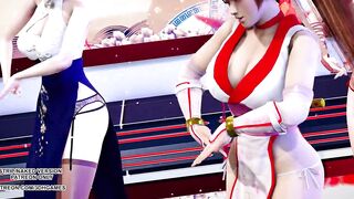 [MMD] GigaReol×EVO - Addiction Mai Shiranui Tamaki Kasumi DOA Hot Dance