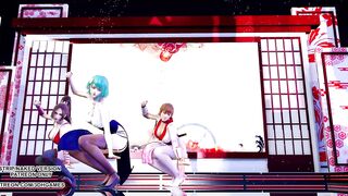 [MMD] GigaReol×EVO - Addiction Mai Shiranui Tamaki Kasumi DOA Hot Dance