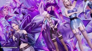 [MMD] T Ara- Sexy Love StripVers. Ahri Akali Kaisa Evelynn KDA 3D Erotic Dance