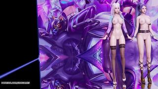 [MMD] T Ara- Sexy Love StripVers. Ahri Akali Kaisa Evelynn KDA 3D Erotic Dance