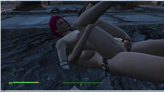 Sex Marathon! Alice is all in Sperm! | Fallout 4 Porno | Sex Game
