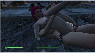 Sex Marathon! Alice is all in Sperm! | Fallout 4 Porno | Sex Game