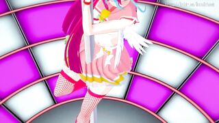 Cure Flamingo's Hot Pole Dance Climaxes with a Happy ending