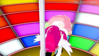 Cure Flamingo's Hot Pole Dance Climaxes with a Happy ending