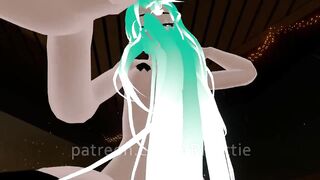 Teen Takes off Covid Mask and Top to Ride You. POV Green Hair LAP DANCE RIDE PONY
