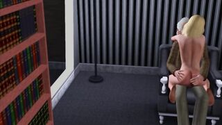 Nanny Fucked with Grandfather and then with Grandmother | Sims 3 Sex