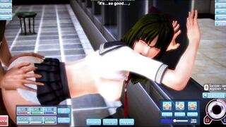 Hentai Game. Tender Virgin Schoolgirl Sex | Honey Select, Anime Sex