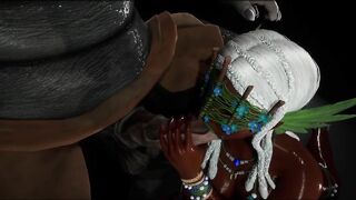 Dark Babe Takes Huge Cock Doggystyle Furry - Wild Life [adeptus Steve]