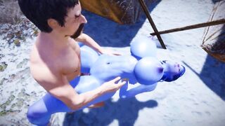 Thick Elf Takes Huge Fat Cock in her Pussy Skyrim