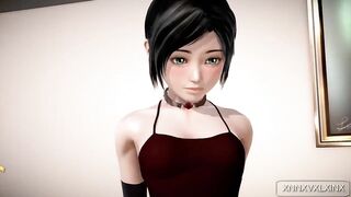 3D Animation Sexy Futa Footjob and Sex