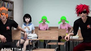 ADULT TIME Hentai Sex Professor Jerks Off And Fucks A Student To Prove A Point