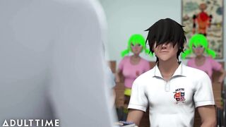ADULT TIME Hentai Sex Professor Jerks Off And Fucks A Student To Prove A Point