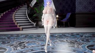 【R18-MMD】Azur Lane 碧藍航線 Saint Louis 路易九世 Wiggle Wiggle
