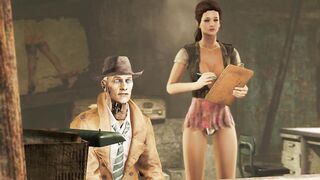 Lesbian Sex with Secretary of Detective Valentine | Fallout Porno