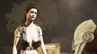 Lesbian Sex with Secretary of Detective Valentine | Fallout Porno
