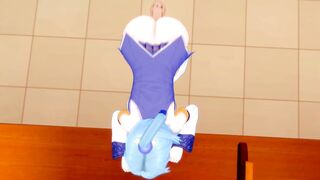 Aqua getting Doggystyle Fucked on Church