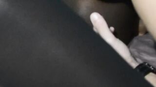 Finger in the Pussy of Black Girl. Lick and Orgasm