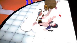 Ryuko Matoi and Big Futanari Girl