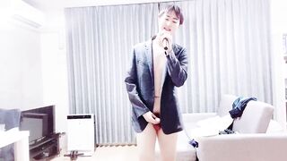 【個人撮影】　全裸カラオケ① 　日本人変態素人大学生が歌う　back Number 【怪盗】　ちんこ　手コキ