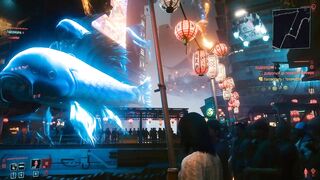 Erotic Posters and Photos in the Game. Street of Prostitutes | Cyberpunk 77