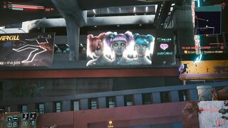 Erotic Posters and Photos in the Game. Street of Prostitutes | Cyberpunk 77