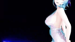 【r-18 MMD】Genshin Impact Eula Transparent Dress