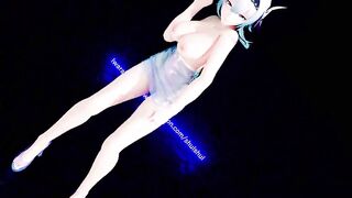 【r-18 MMD】Genshin Impact Eula Transparent Dress