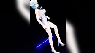 【r-18 MMD】Genshin Impact Eula Transparent Dress