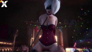 [RFF#64] SUBMISSIVE 2B RIDING HER MASTER