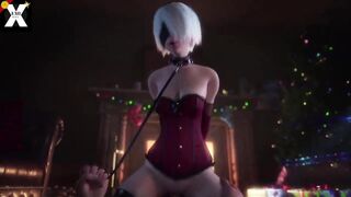 [RFF#64] SUBMISSIVE 2B RIDING HER MASTER