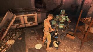 Girl is Literally on Fire from Sex in the Game Fallout | PC Gameplay, Adult Games