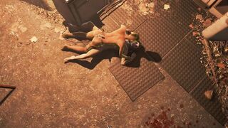 Girl is Literally on Fire from Sex in the Game Fallout | PC Gameplay, Adult Games