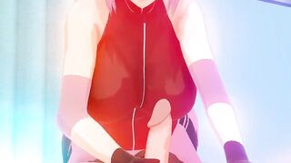 Crossing Lust Part 1 - Sakura Giving a Handjob