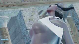 Greek Women Takes Big Dick from Spartan Soldier