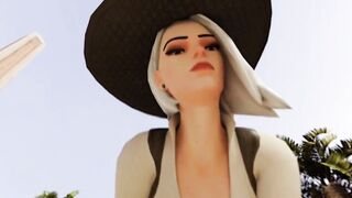 Ash Rides Fat Cock - Overwatch POV